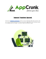 Unlocking Your Digital Potential: Appcrunk Technologies