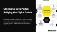 CSC Digital Seva Portal Bridging the Digital Divide