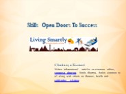 Skills Open Doors To Success