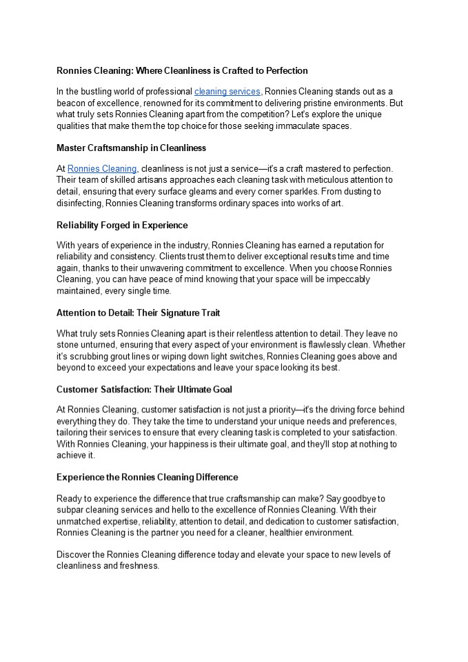 Best Cleaning Service in Australia