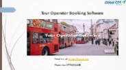 Tour Operator Booking Software