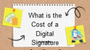 What is the Cost of a Digital Signature Certificate?
