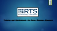 Training and Development for Cargo Revenue Managers