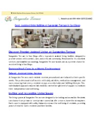 Best Assisted living facilities in San Diego