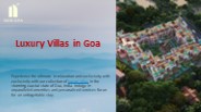 Luxury Villas in Goa