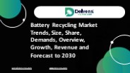 Battery Recycling Market
