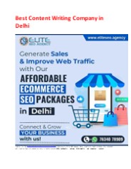 Best Content Writing Company in Delhi