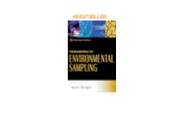 PDF Fundamentals of Environmental Sampling