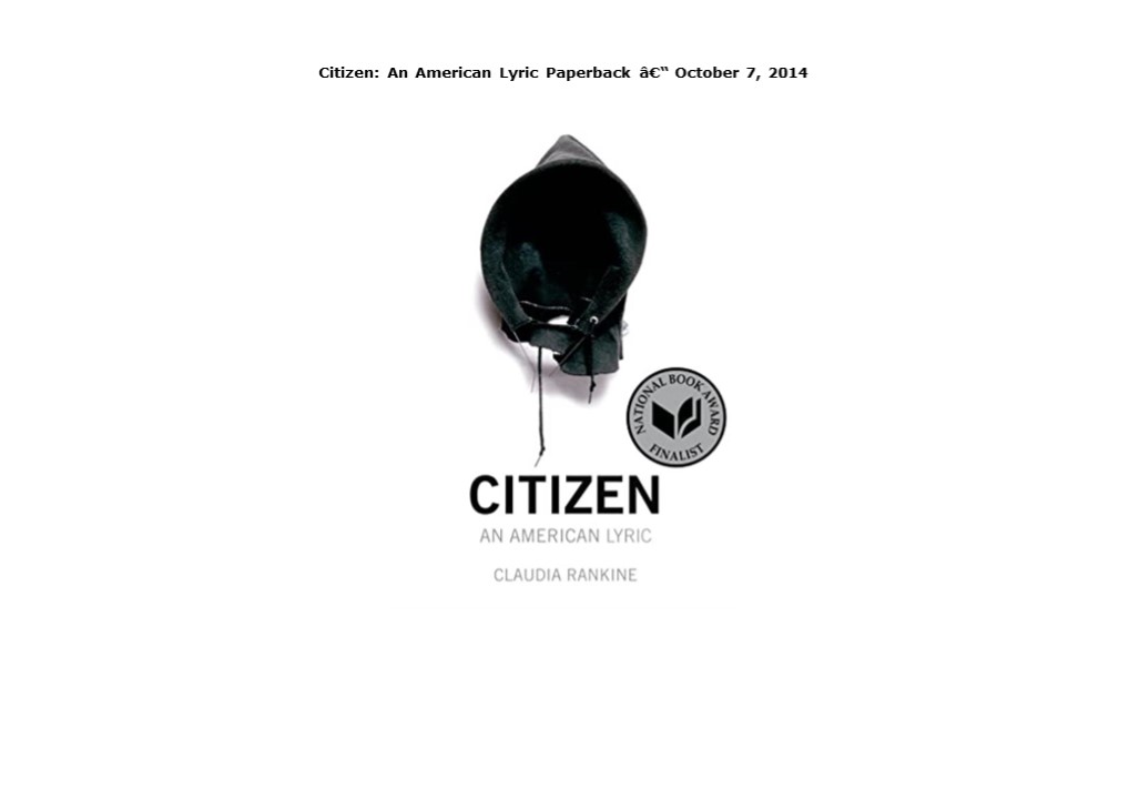 PDF Citizen: An American Lyric Paperback â€“ October 7, 2014