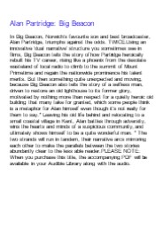 read⚡ Alan Partridge: Big Beacon