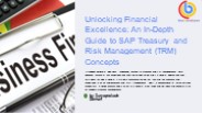 SAP Treasury and Risk Management (TRM) Features