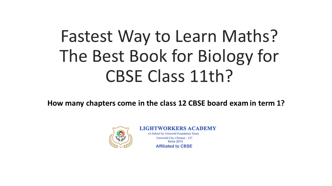 best CBSE schools in Chennai