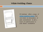 White Wedding Chairs