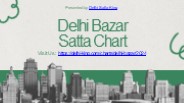 delhi bazar satta chart