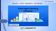 TRAVEL AGENT BOOKING SOFTWARE