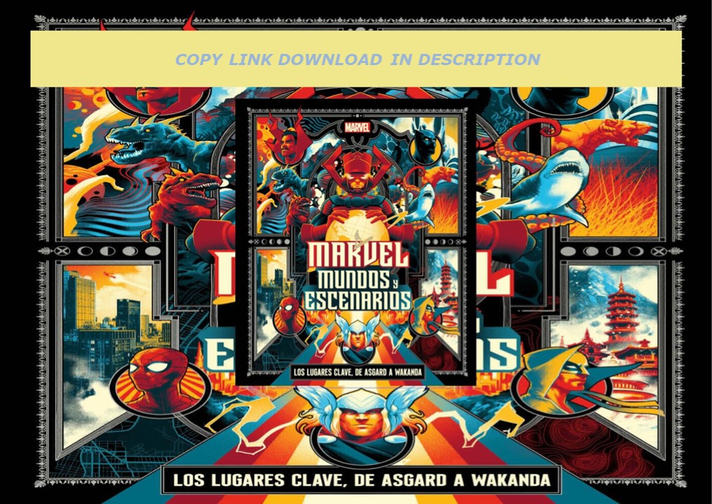 Marvel Region Map ️download⚡️ (pdf) Marvel: Mundos y escenarios (Marvel Universe Map By ...