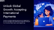 Unlock Global Growth Accepting International Payment