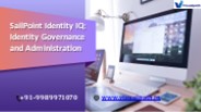 Sailpoint Identity IQ Training | Sailpoint Online Training
