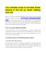 Best Boiler Brands Manufacturer