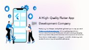 A High-Quality Flutter App Development Company