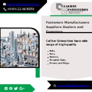 Fasteners | Bolts | Hex Bolts | Nuts - Caliber Enterprises
