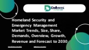 Homeland Security and Emergency Management Market