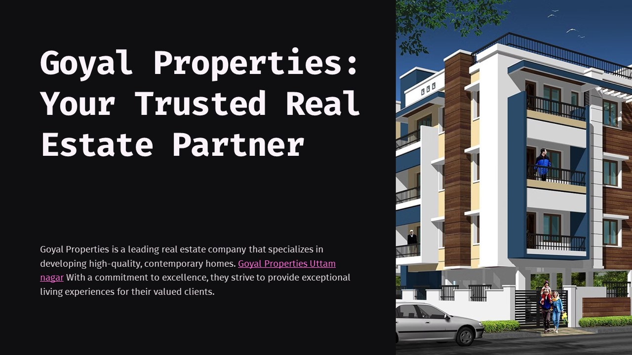 The Real Estate Company's Trusted Properties
