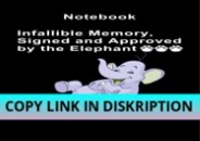 READ/DOWNLOAD Elephant Notebook: Funny Notebook Gift