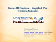 Karma Of Hinduism: Simplified For Western Audiences