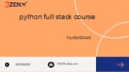 python full stack course in hyderabad