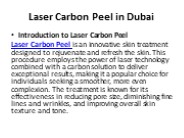 Laser Carbon Peel in Dubai