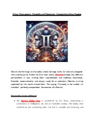 The Dynamic Duality of Gemini: Unveiling the Twins
