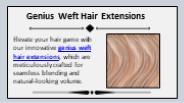 Genius Weft Hair Extensions