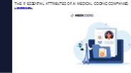 The 5 Essential Attributes of AI Medical Coding Companies