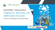 Chemical Testing Lab in Dubai