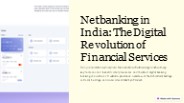 Evolution of Netbanking