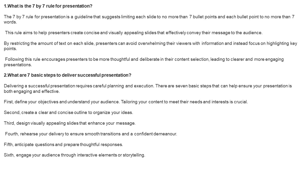 Key Mistakes to Avoid in Consulting Presentations