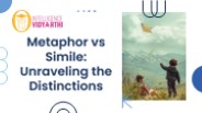 Difference between a metaphor and a simile