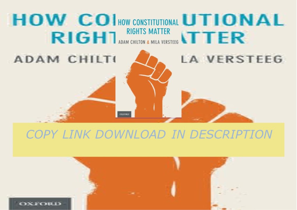 [READ] How Constitutional Rights Matter