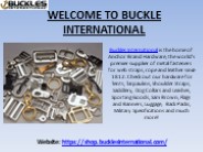 Affordable Multipurpose Hooks Online| Buckles International