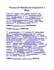 Process Of Website Development In 7 Steps