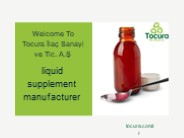 Liquid Supplement Manufacturer