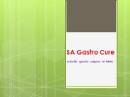 Robotic Gastro Surgery in India | SA Gastro Cure