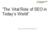 Importance Of SEO