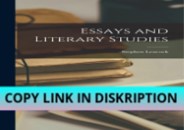 READ[PDF] Essays and Literary Studies