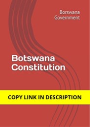 PDF Botswana Constitution Paperback â€“ August 5, 2017