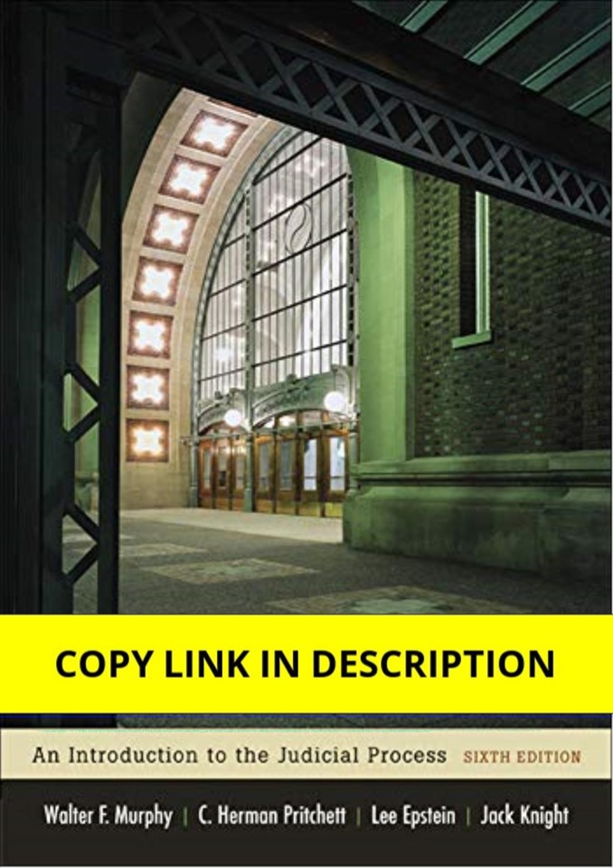 PDF Download Courts, Judges, and Politics 6th Edition