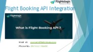 Flight Booking API Integration