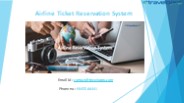 Airline Ticket Reservation System