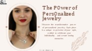 The Power Of Personalized Jewelry
